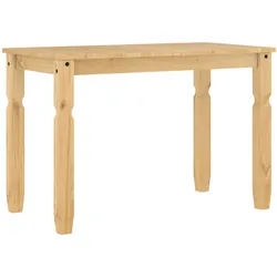 vidaXL Esstisch Corona 112x60x75 cm Massivholz Kiefer