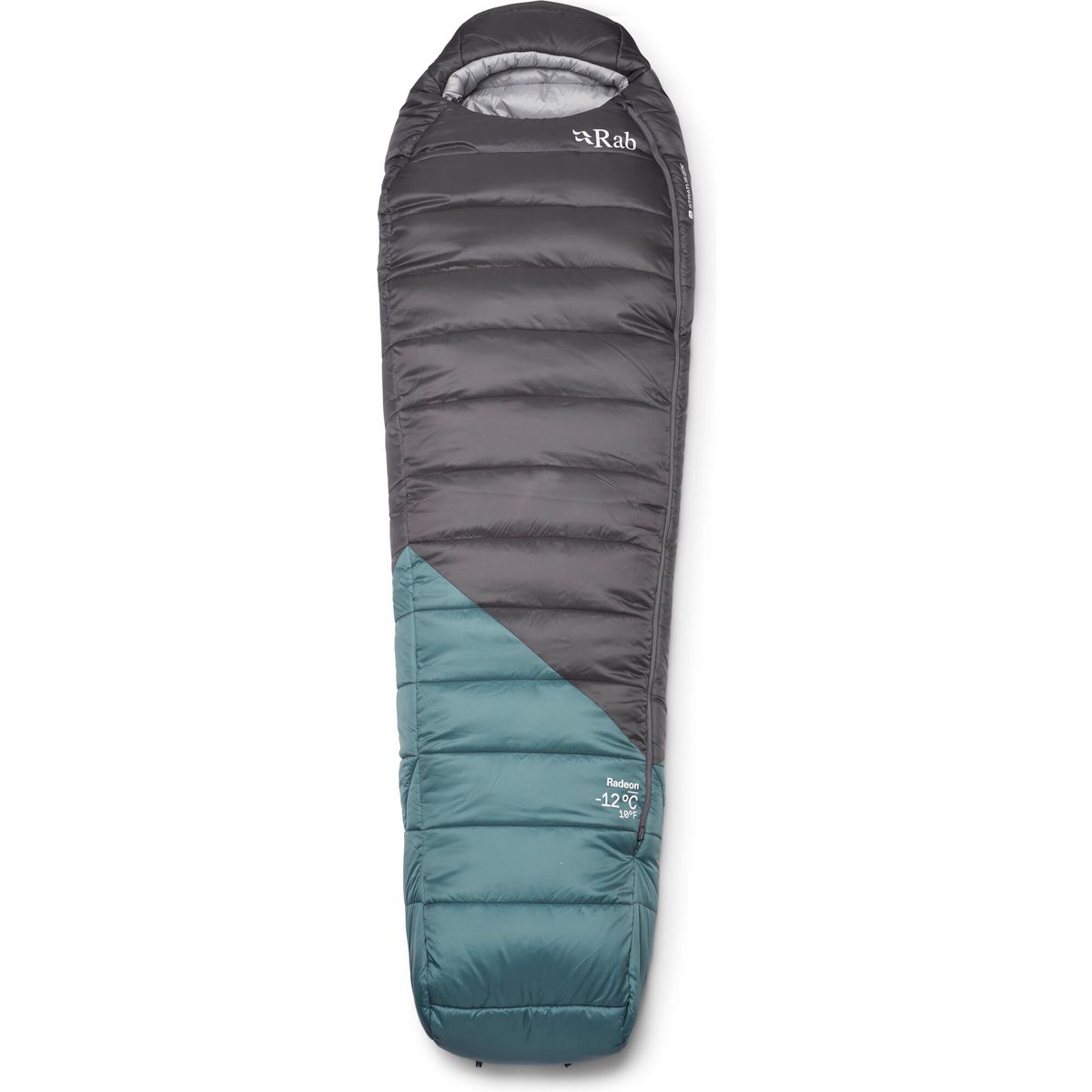Rab Radeon-12C / 10F sage/graphene (SGH) Left Zip QSS-25-SGH-REG-LZ