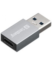 SANDBERG USB-A to USB-C Dongle Digital/Daten (136-46)