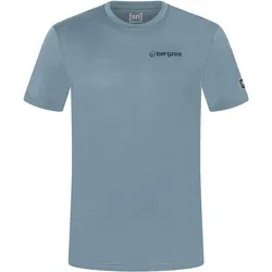 Super Natural, Herren, Funktionsshirt, Ornament Bear (S), Blau