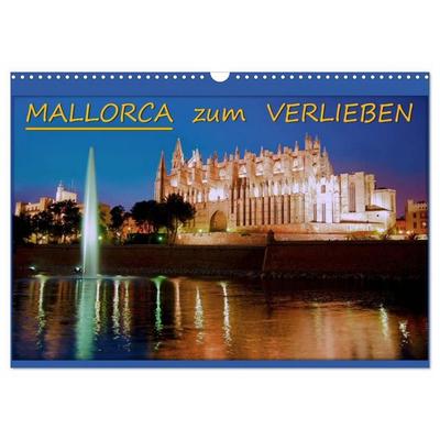 MALLORCA zum VERLIEBEN (Wandkalender 2027 DIN A3 quer), CALVENDO Monatskalender