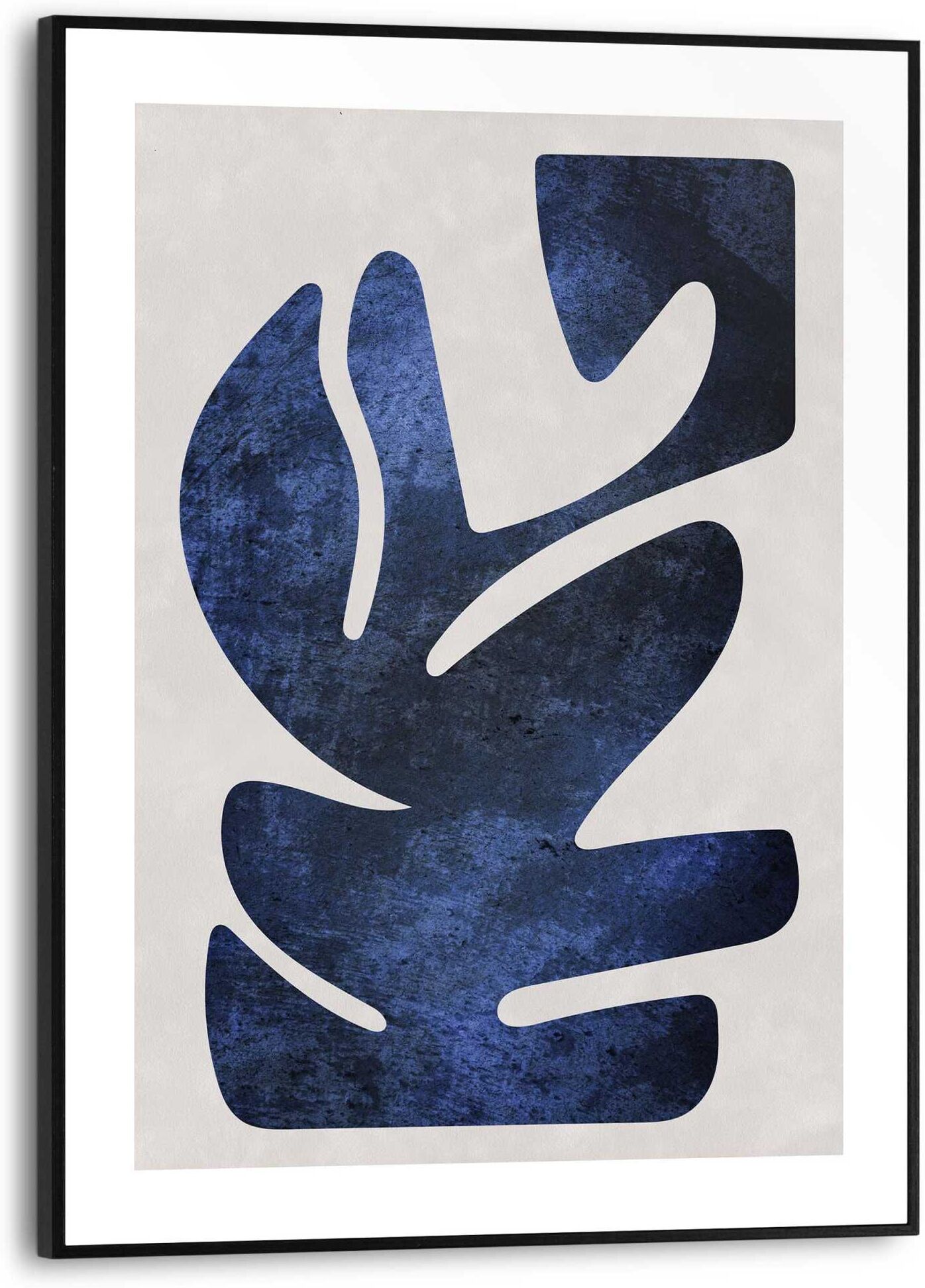 Reinders! Bild mit Rahmen REINDERS "Resemblance Blue", blau (farbe bild(er): blau), B:30cm H:40cm T:1,6cm, Holzwerkstoff, Bilder, Bild mit Rahmen farbe bild(er): blau B/H/T: 30cm x 40cm x 1,6cm