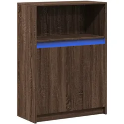 Helloshop26 - Buffet Sideboard Kommode Kleiderschrank Aufbewahrungsmöbel Organizer für Küche Wohnzimmer Lounge mit LED-Beleuchtung 02_0029789
