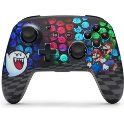 PowerA Enhanced Wireless Lumectra - Mario Peek-A-Boo (Switch, Switch Lite, Switch OLED), Gaming Controller, Schwarz, Weiss