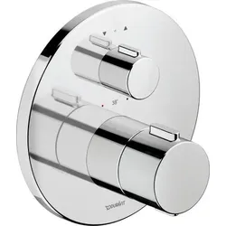 Duravit Thermostatarmaturen Thermostat Unterputz, 2 Verbraucher Chrom Hochglanz 170x94x170 mm - TH42 TH4200014010