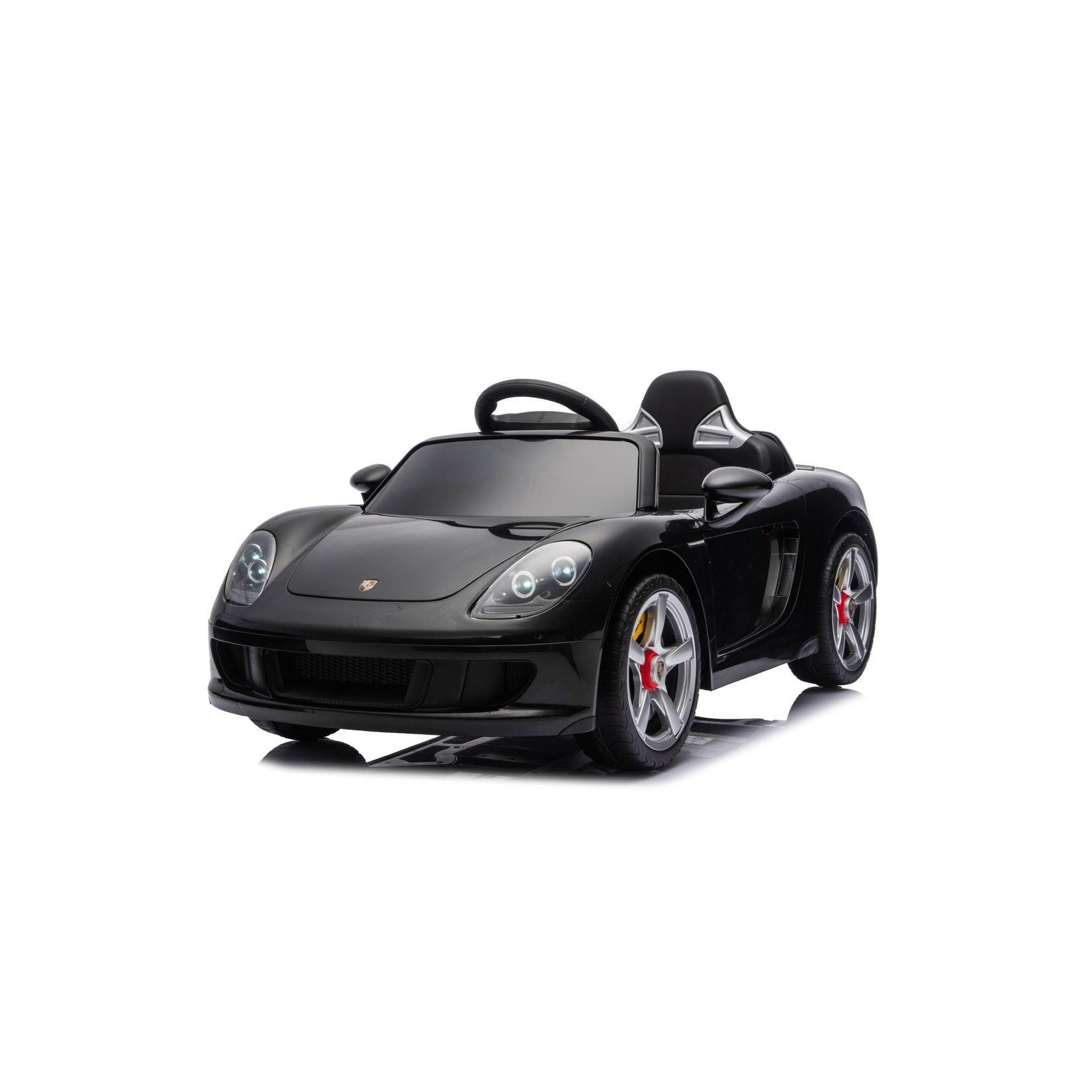 Chipolino Kinderelektroauto Porsche Carrera GT Fernbedienung Bluetooth 2 Motoren schwarz