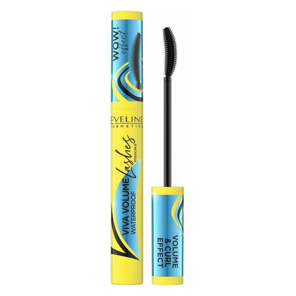 Eveline Viva Volume Waterproof Mascara Black Volume & Curl Effect 10ml (Black) (45586712)