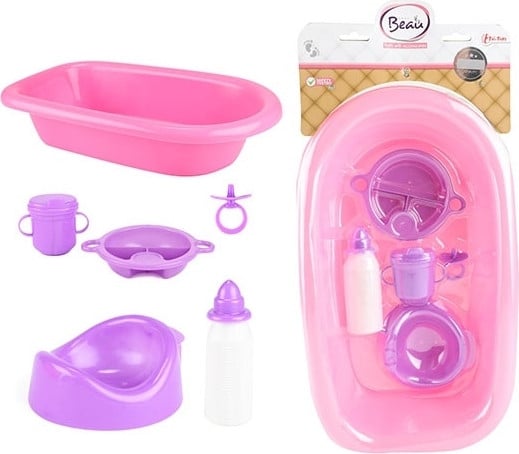 Toi-Toys BEAU Badset voor baby-pop met accessoires