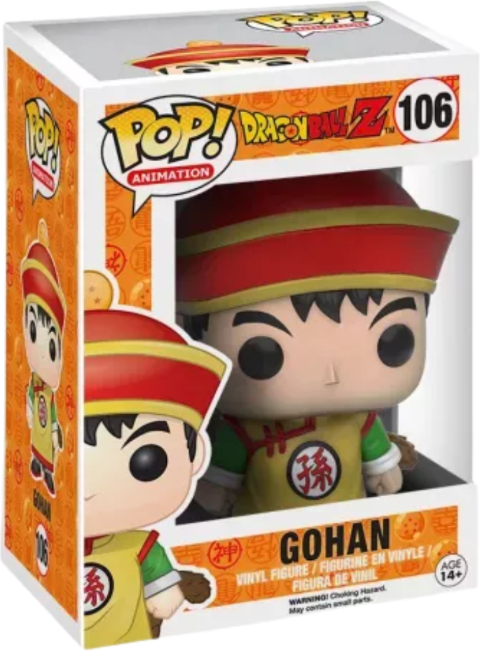 Funko Pop! Anime Dragon Ball Z Gohan #106 Vinyl Figure #106