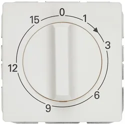 Siemens 5TC8932 DELTA style Zeitschaltuhr mit 15min Laufzeit, titanweiß