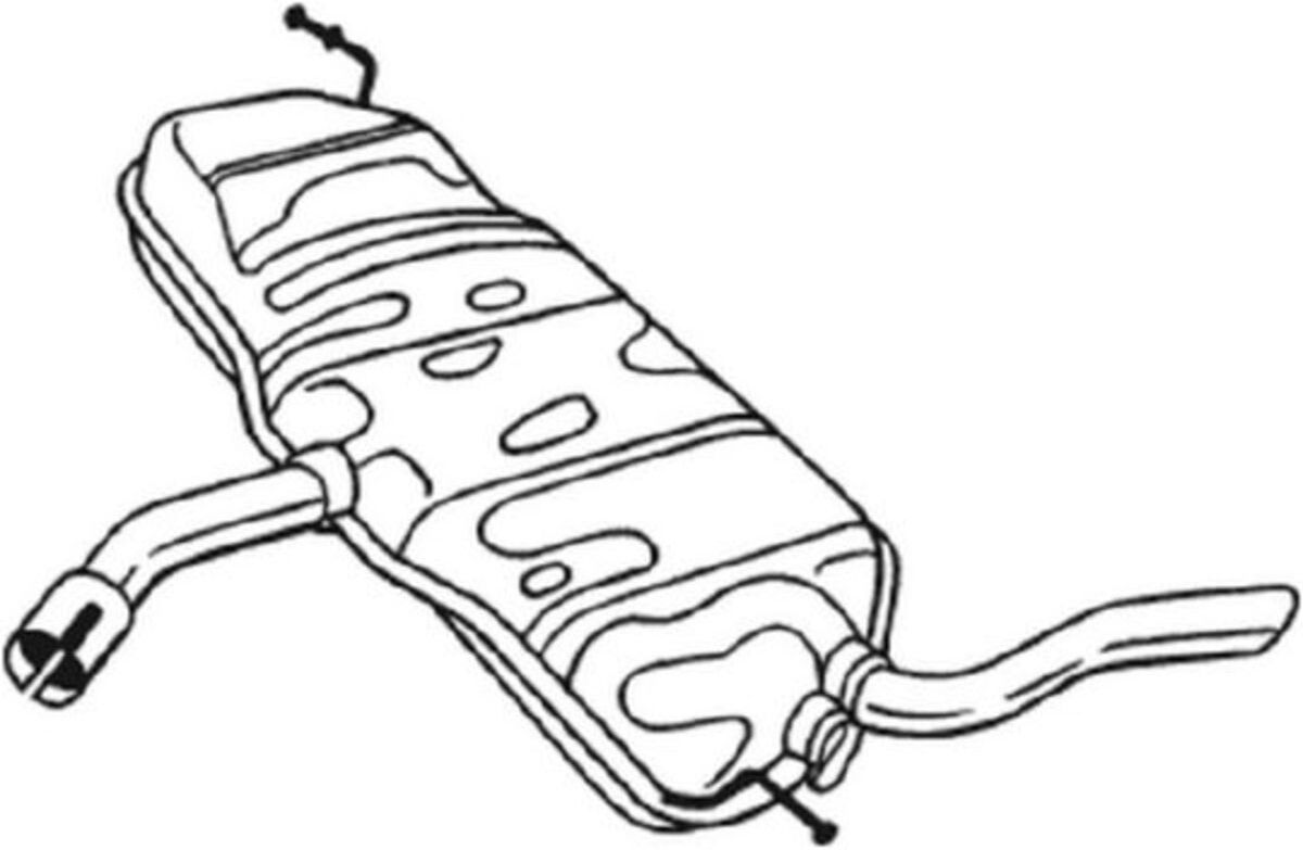 Endschalldämpfer BOSAL 233-077