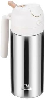 Uplift Essentials Dual Purpose Stainless Steel Oil Sprayer & Pourer Bottle Leakproof Storage Cruet For Soy Sauce & Vinegar s