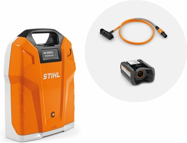 STIHL Batterie AR 2000 L portable avec câble de connexion et adaptateur AP (48712000000)