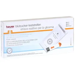 Beurer Blutzuckerteststreifen GL 44/ GL 50, 50 Stück in Folie 50 St