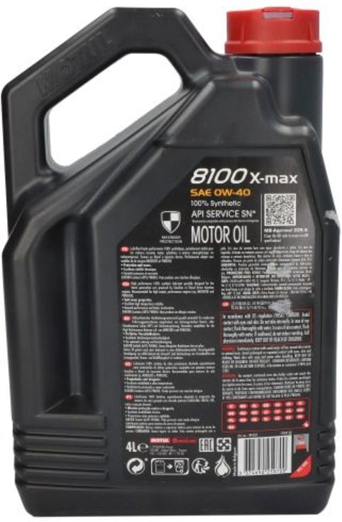 Moottoriöljy Motul 104532 8100 X-Max 0w40 4l