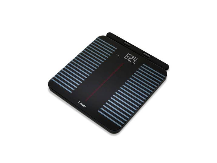 P & B Personenwaage, Schwarz, 33.6x2.9x31 cm, Freizeit & Co, Wellness & Gesundheit, Gesundheit