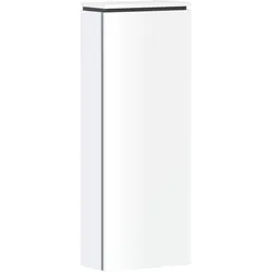 Hansgrohe Xilesa E Halbhochschrank 400x200 mm, Mattweiß, rechts Türanschlag, SoftClose, vormontiert