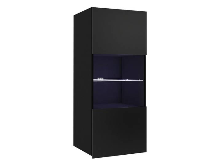 MIRJAN24 Vitrine Calabrini 05 (mit Drehtür) Gehärtetes Glas, LED-Beleuchtung als Option