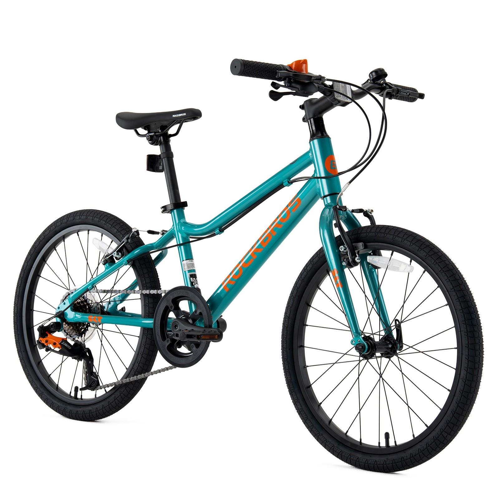 ROCKBROS FUTURE STAR Kinder Rennrad 20" Aluminium Rahmen mit 7 Gang V-Bremsen Grün