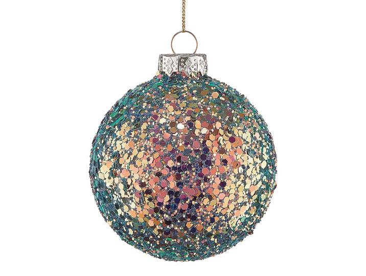 Boule de Noël pailletée Ø 8cm