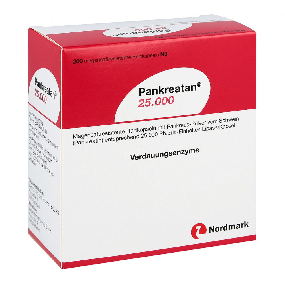 NORDMARK Pharma GmbH Pankreatan 25000 06890041