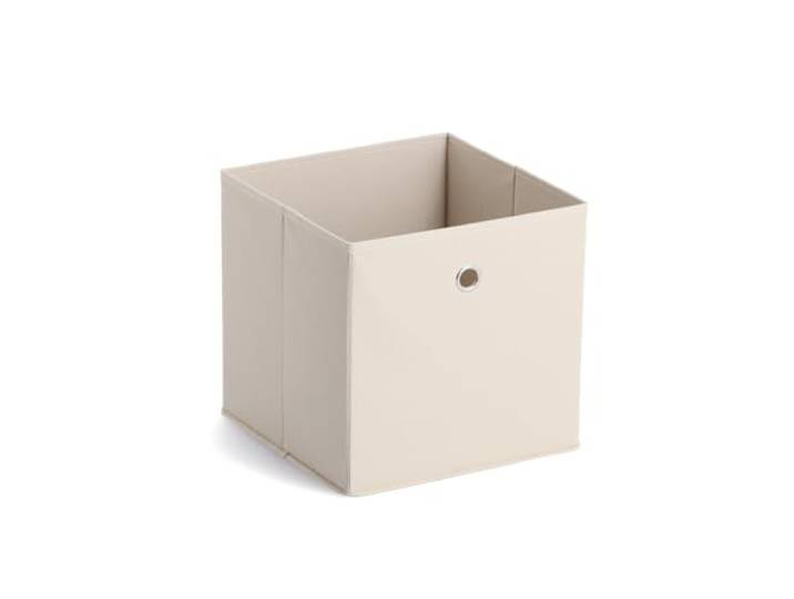 Zeller 14131 opbergdoos, vlies, L 28 x B 28 x H 28 cm, beige