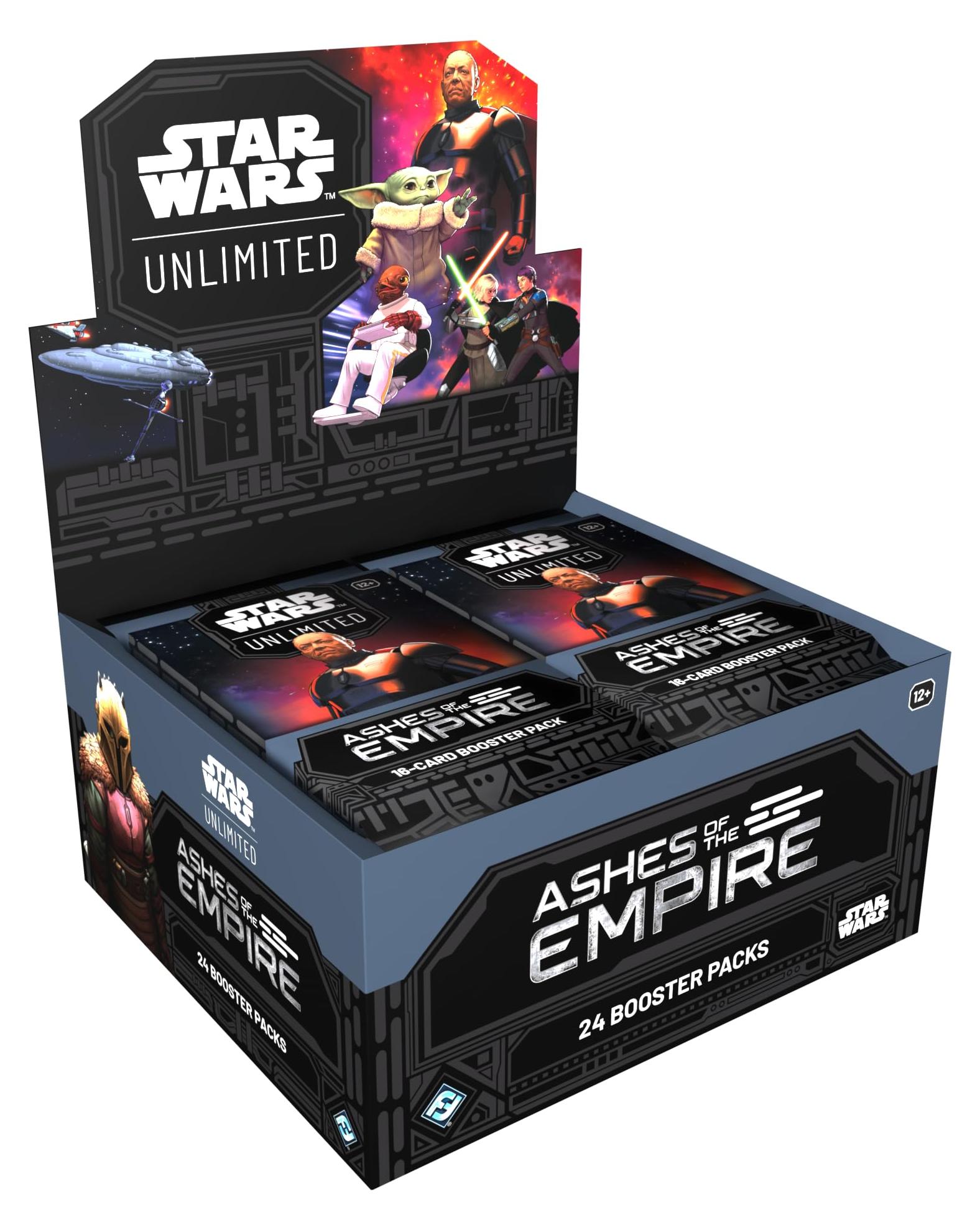 Star Wars: Unlimited TCG - Asche des Imperiums, 24 Booster