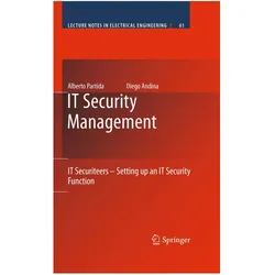 IT Security Management, Fachbücher von Diego Andina, Alberto Partida