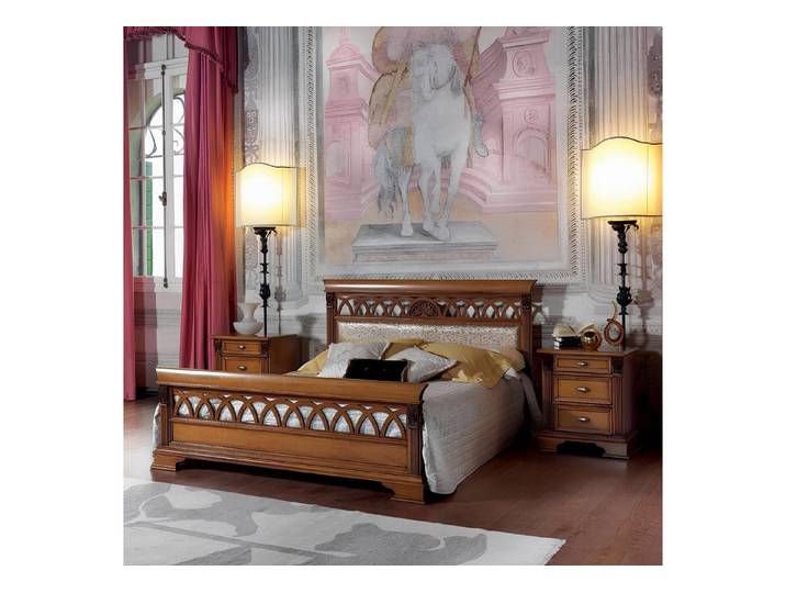 Xlmoebel Holzbett Luxus Hotel Bett 180x200cm Doppel Barock Rokoko Design (Bett, 1-tlg., Luxus Hotel Bett 180x200cm), Made in Europa