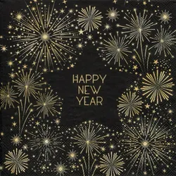 Papierservietten "New Year", 33 x 33 cm, 20 Stück