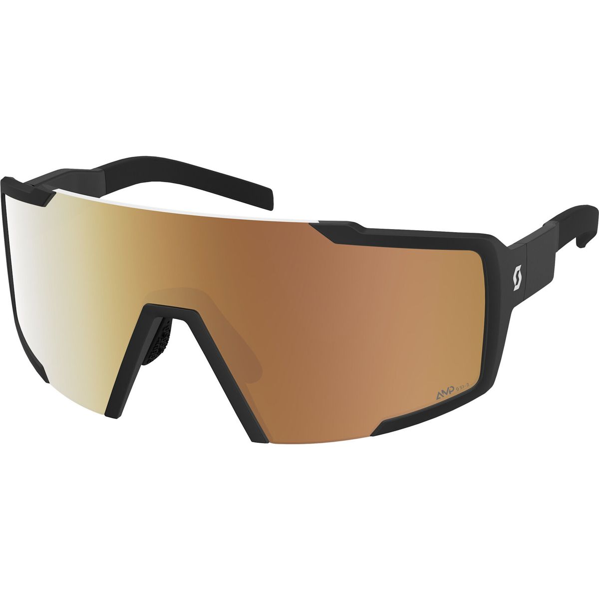 Scott Sunglasses Shield LS black / amp ls gold chrome s1-3 (0001) 2753790001374