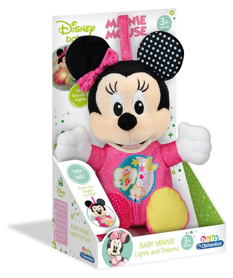 Clementoni Baby Minnie Lichtgevend Pluche Speelgoed met Geluiden