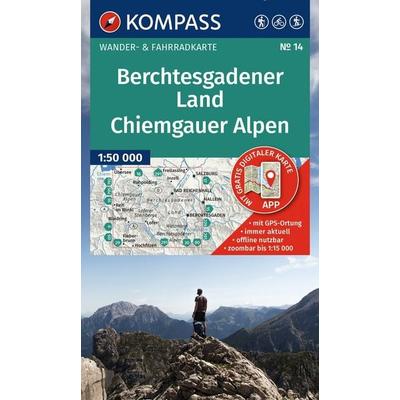 KOMPASS Wanderkarte 14 Berchtesgadener Land, Chiemgauer Alpen 1:50.000, Sonstige von , KOMPASS Freytag & Berndt, 978-3-99154-549-1