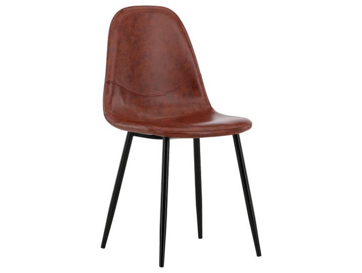 Livetastic Stuhl-Set, Braun, Schwarz, zylindrisch, 44x87x53 cm, Esszimmer, Stühle, Polsterstühle