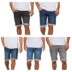Mustang Jeans Shorts Herren Stretch Kurz Regular Fit Chicago Real X - Tannin (1017868-3142) - W 40