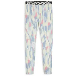 PUMA Animal Remix High-Waist 7/8-Leggings Damen 22 - turquoise surf M