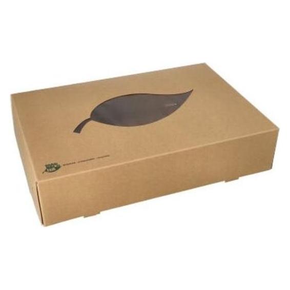 Papstar 87955 Einweg-Lebensmittelbehälter Karton, Polylactid (PLA) (10x) (87955)