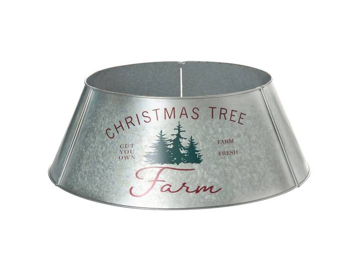 WEIHNACHTSBAUMKRAGEN 25 cm Silber Rovaniemi
