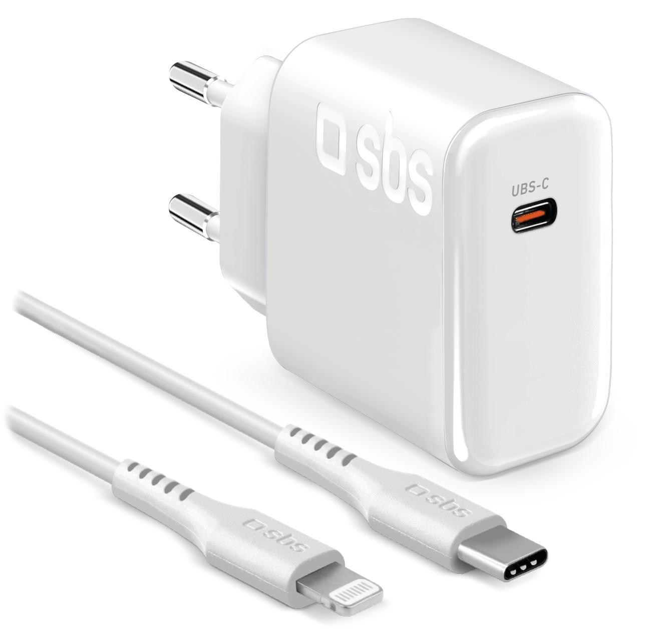SBS 20W wandladerkit Made for iPhone (MFi) geschikt voor MacBook Neo