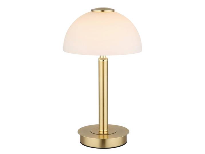 Globo Led-Tischleuchte, Glas, 58 mm, rund, F, 31.5 cm, CE, 3 Helligkeitsstufen, Touch (on/off), Lampen & Leuchten, LED Beleuchtung, LED-Tischleuchten
