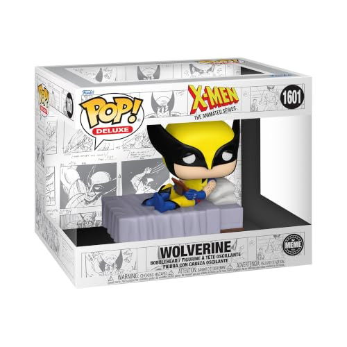 Funko POP! Deluxe Marvel Wolverine Meme Vinyl Figuur, 9 cm