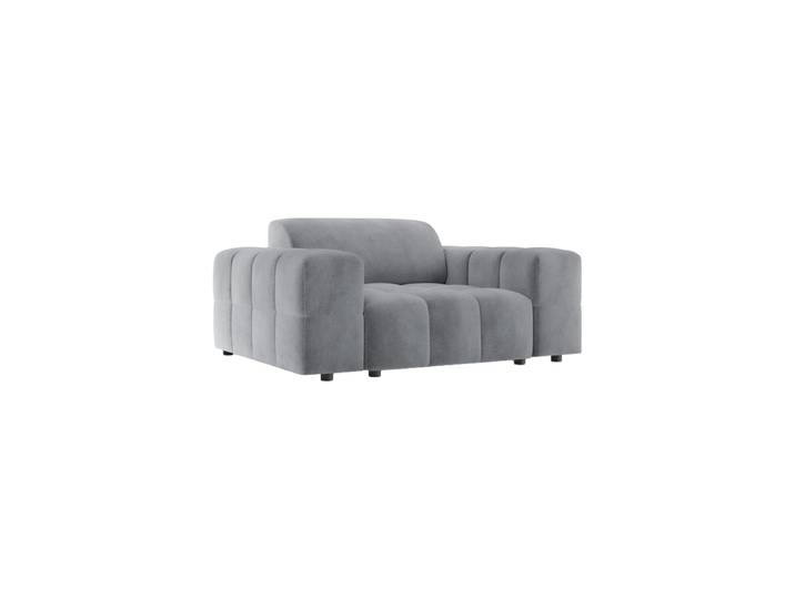 Design Sessel „Luc“ Strukturstoff Grau CXL by Christian Lacroix