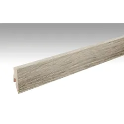 MEISTER Fußleiste Profil 3 PK Eiche Habanera 6429 für Laminatböden - 2380 x 60 x 20 mm