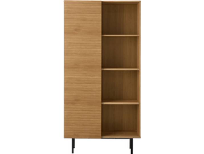 Buffet haut bois et pieds métal 1 porte Alex