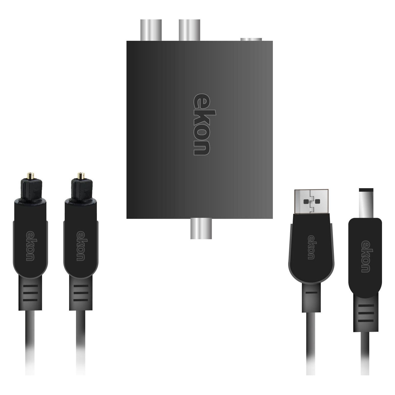 Ekon CONV.TOSLINK A RCS/J3,5MM () (Digital -> Analog) (ECATOSLRCACONVERTK)