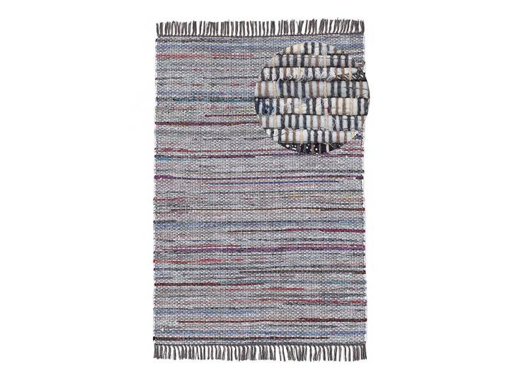 Tapis en coton Kelim Chindi Gris/Gris 120 x 170cm Coton