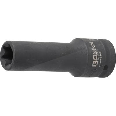 Bgs Kraft-Steckschlüssel-Einsatz E-Profil, tief - 3/4 - SW E24 [Hersteller-Nr. 5349]