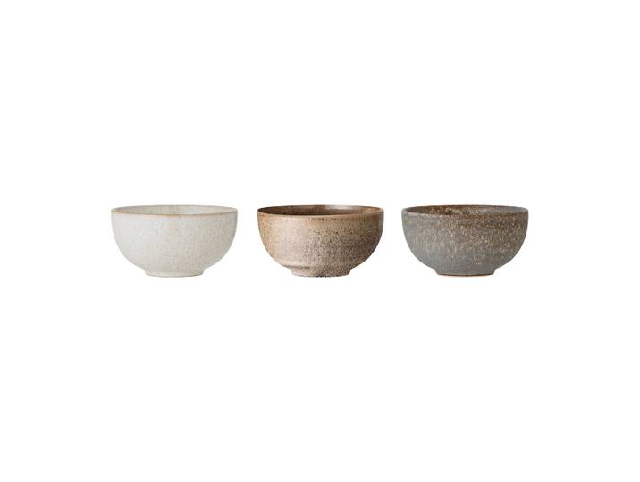 Bloomingville Bol Addison Ø16 cm 3 Pièces Gris