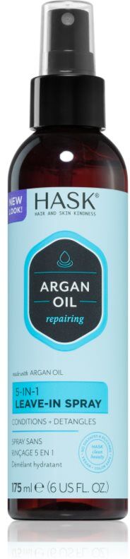 HASK Argan Oil spray sans rinçage pour cheveux abîmés 175 ml