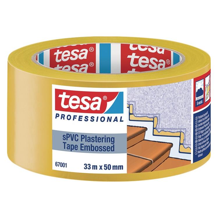 tesa sPVC Putzband quergerillt (50 mm) (67001-00001-00)